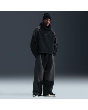 Nike Tech Boreas Knit Open-Hem Pants - Black