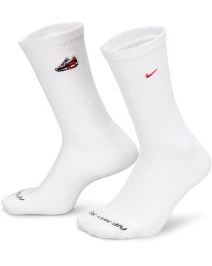 Nike Air Max 90 Everyday Plus Cushioned Crew Socks (1 Pair) - White