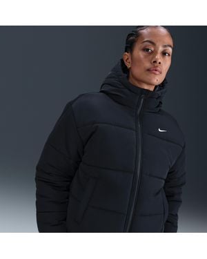 Nike Sportswear Classic Therma-Fit Loose Shine Down Puffer - Blue