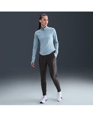 Nike Swift Dri-Fit Mid-Rise Running Trousers - Blue