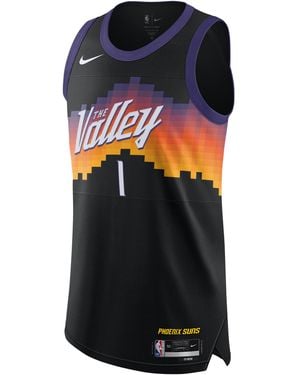 Nike Devin Booker Phoenix Suns City Edition Dri-Fit Adv Nba Authentic Jersey - Black