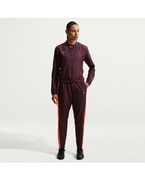 Nike United Academy Dri-Fit Woven Soccer Tracksuit - Red