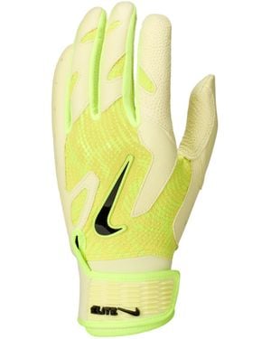 Nike Alpha Elite 2.0 Baseball Batting Gloves - Yellow