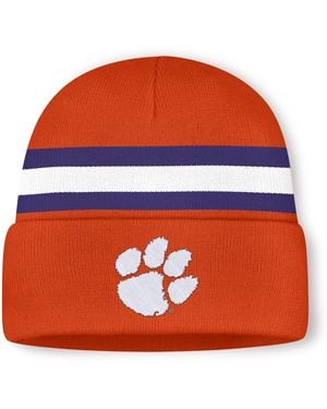 Nike Clemson Primetime Utility Campus College Cuffed Beanie - Orange
