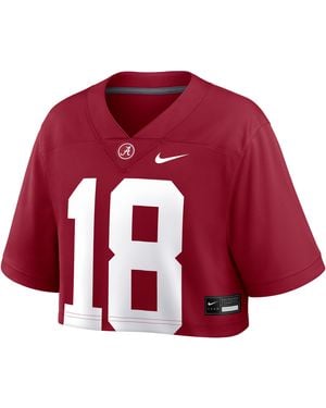Nike Alabama Dri-Fit College Cropped Game Jersey - Red