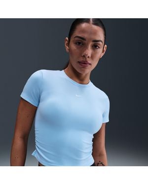 Nike One Dri-Fit Short-Sleeve Top - Blue