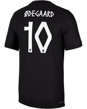 Nike Martin Ã¿Degaard Norway National Team 2026 Match Away Dri-Fit Adv Soccer Jersey - Black