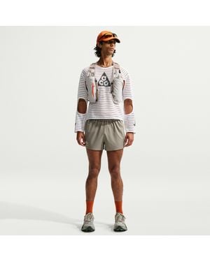 Nike Acg "Trailwind" Dri-Fit Adv Trail Running Shorts - Gray