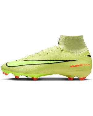 Nike Mercurial Superfly 10 Pro Firm-Ground High-Top Soccer Cleats - Green