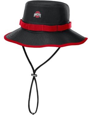 Nike Ohio State Sideline Apex Boonie Dri-Fit College Bucket Hat - Black