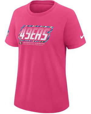 Nike San Francisco 49Ers Crucial Catch Dri-Fit Nfl T-Shirt - Pink
