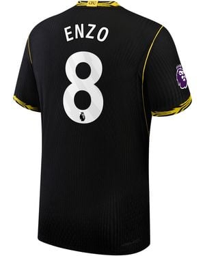 Nike Enzo Fernã¡Ndez Chelsea 2026/27 Match Away Aero-Fit Soccer Jersey - Black