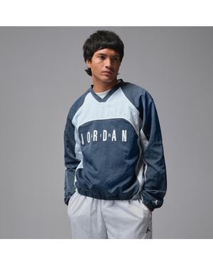 Nike Flight Long-Sleeve Warm-Up Top - Blue