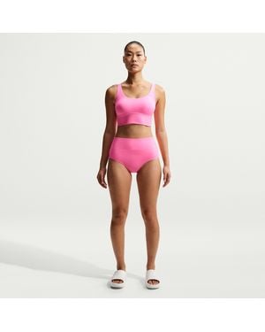 Nike Swim Effortless Essential High Waist Full Bottom - Pink