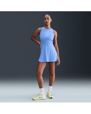 Nike Court Slam Dri-Fit Tennis Dress - Blue