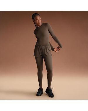 Nike 'Sskims Airy Mini Shorts - Natural