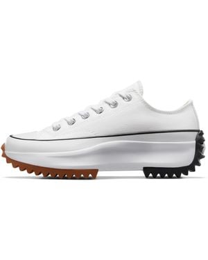 Converse Nike Run Star Hike Platform Shoes - White