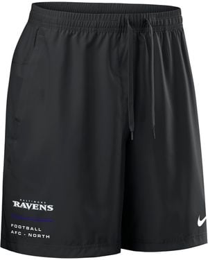 Nike Baltimore Ravens Nfl Woven Shorts - Black