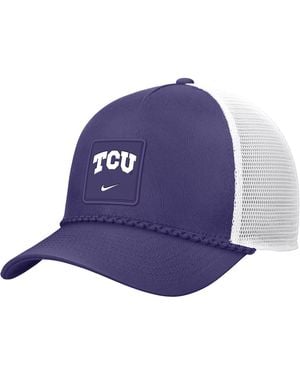 Nike Tcu Sideline Rope College Trucker Adjustable Hat - Blue