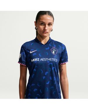 Nike North Carolina Courage Stadium Away Dri-Fit Nwsl Replica Jersey - Blue