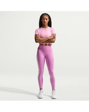 Nike One High-Waisted 7/8 Leggings - Pink