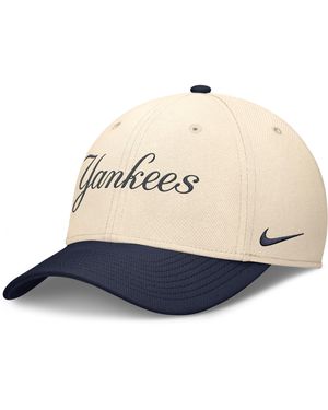 Nike New York Yankees Statement Rise Swoosh Dri-Fit Mlb Hat - Blue
