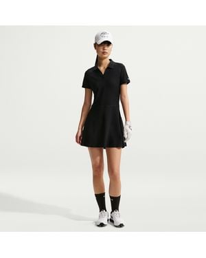 Nike Victory Dri-Fit Golf Polo Dress - Black