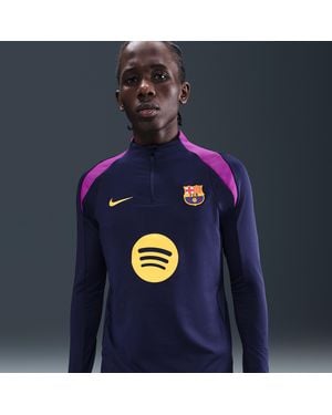 Nike F.C. Barcelona Strike Dri-Fit Football Drill Top - Blue