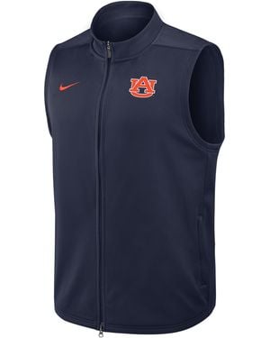 Nike Auburn Victory Therma-Fit College Full-Zip Vest - Blue