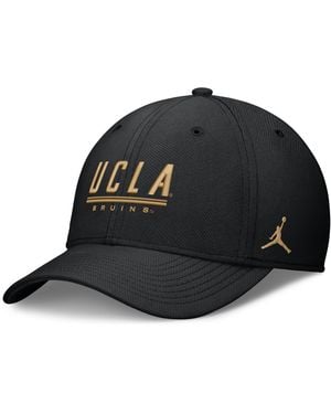 Nike Ucla Sideline Rise Brand Dri-Fit College Hat - Black