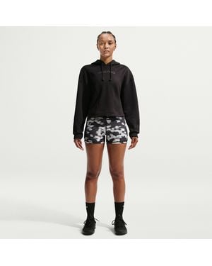 Nike Pro 3" Mid-Rise Printed Biker Shorts - Black