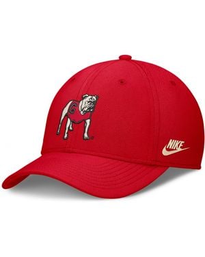 Nike Georgia Legacy Rise Vintage Dri-Fit College Hat - Red