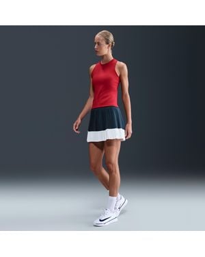 Nike Court Ace Advantage Dri-Fit Pleated Tennis Skirt - Blue