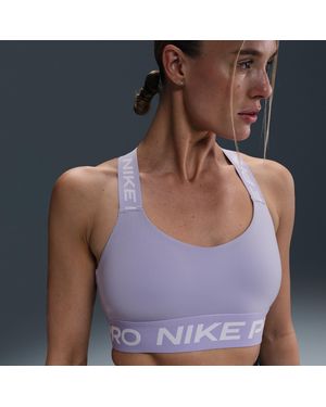 Nike Pro Light-Support Padded Sports Bra - Purple