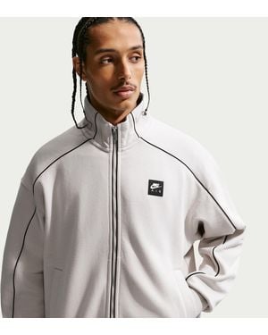 Nike Air Fleece Track Jacket - Gray