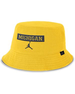 Nike Michigan Apex Brand College Bucket Hat - Yellow