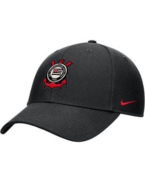 Nike Corinthians Rise Dri-Fit Soccer Adjustable Cap - Black