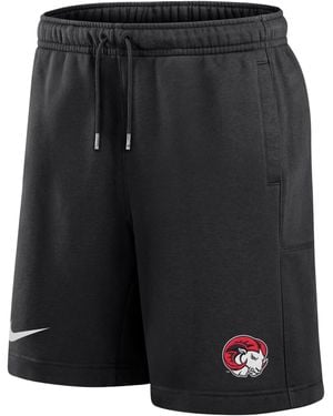 Nike College Club (Winston-Salem State Rams) Fleece Shorts - Black