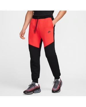 Nike Tech Fleece Sweatpants - Red