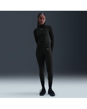 Nike Pro High-Waisted Leggings - Blue