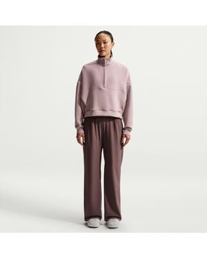 Nike 24.7 Perfectstretch Dri-Fit High-Waisted Loose Wide-Leg Pants - Purple