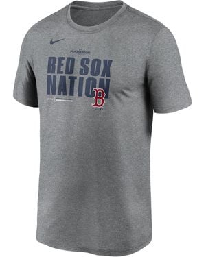 Nike Boston Sox 2025 Postseason Legend Dri-Fit Mlb T-Shirt - Gray