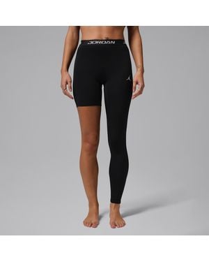 Nike Sport High-Rise Single-Leg Basketball Tights (Left) - Black