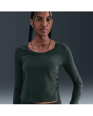 Nike Sportswear Chill Knit Long-Sleeve Top - Green