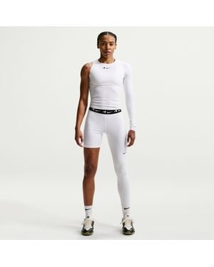 Nike A'Ja Wilson A'Symmetric Reversible Single-Leg Basketball Leggings - White