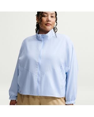 Nike Sportswear Oversized Lightweight Ripstop Jacket (Plus Size) - Blue