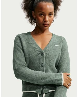 Nike Sportswear Chill Knit Slim Cardigan - Green