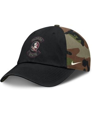 Nike Florida State 2025 Military Appreciation Club College Adjustable Hat - Black
