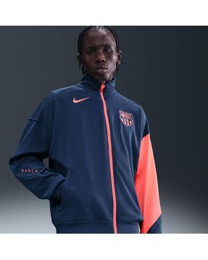 Nike F.C. Barcelona Academy Pro Third Dri-Fit Total 90 Football Anthem Jacket - Blue