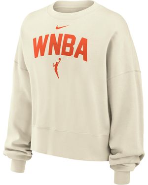 Nike Phoenix Fleece Wnba Crew-Neck Sweatshirt - White